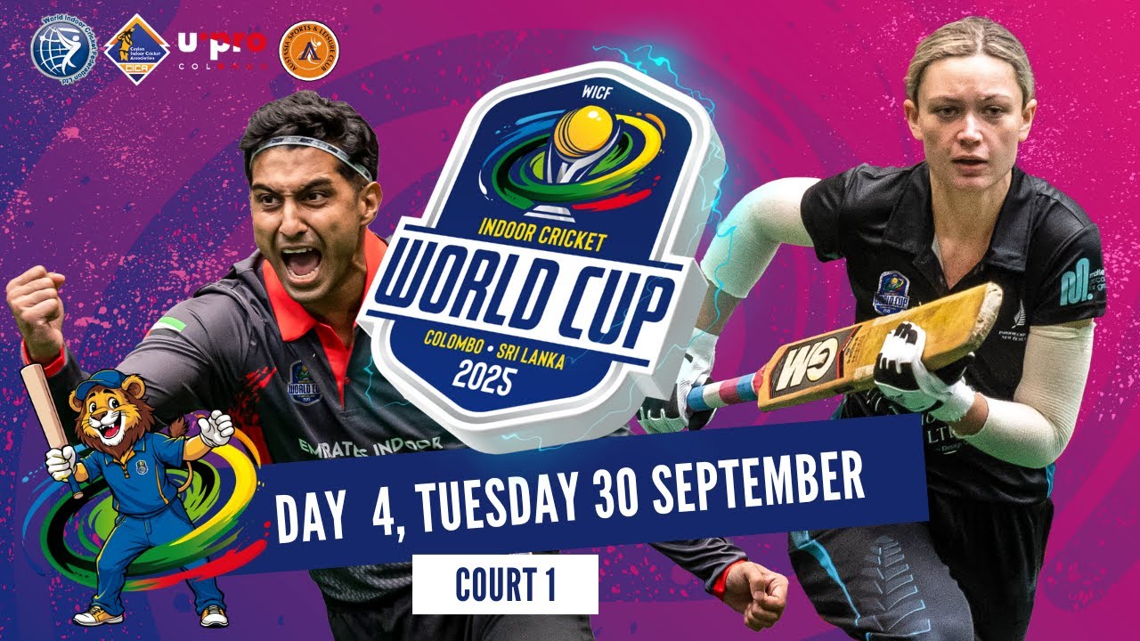 Day 4 | Indoor Cricket World Cup 2025 | Court 01
