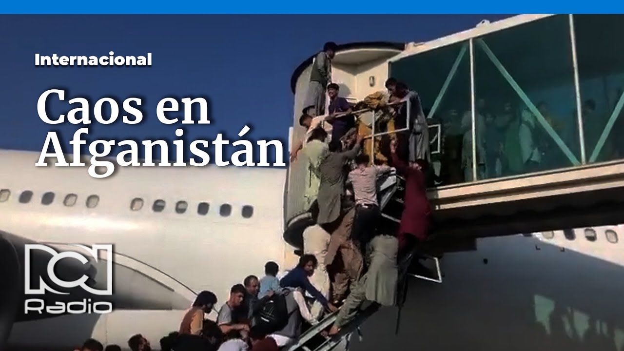 Afganistán: caos en el aeropuerto de Kabul