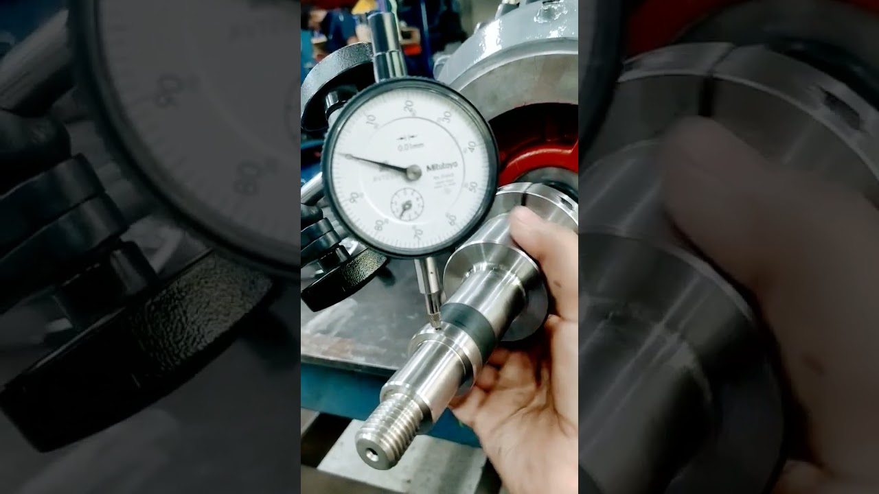 how to check run out pump shaft🤠#mechanical #shorts #tech #mechanic #shortvideo #shortsfeed