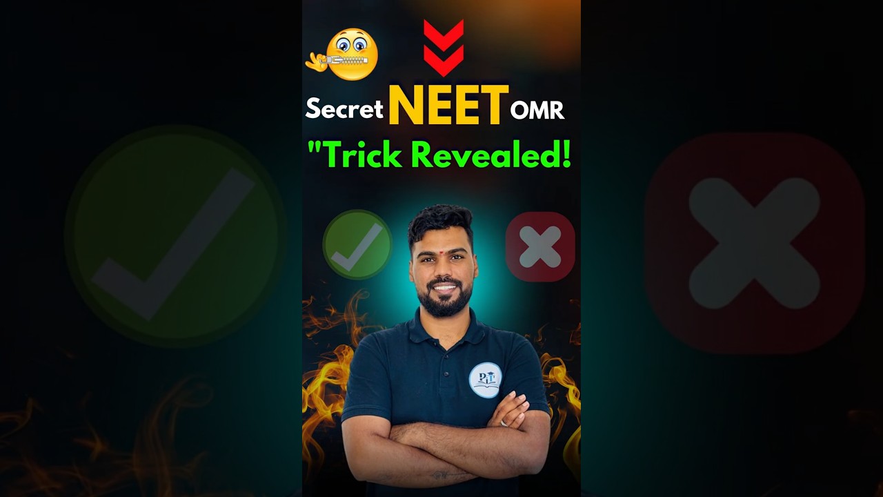 NEET OMR Sheet Hacks Exposed! 😱📝 (Don&rsquo;t Get Caught!)#OMRHacks #CheatCodes #ExamTips