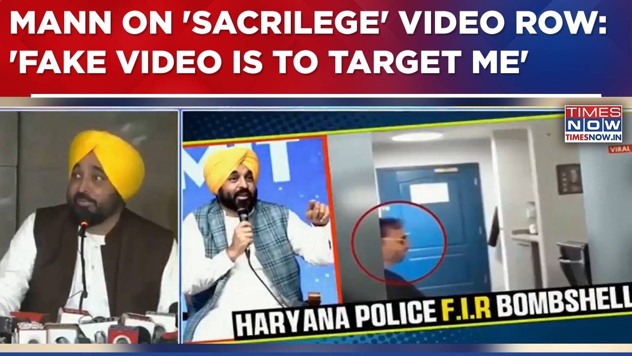 Bhagwant Mann On 'Sacrilege' Video Controversy: 'Person In Video Not Me, Fake Video Is To Target Me'