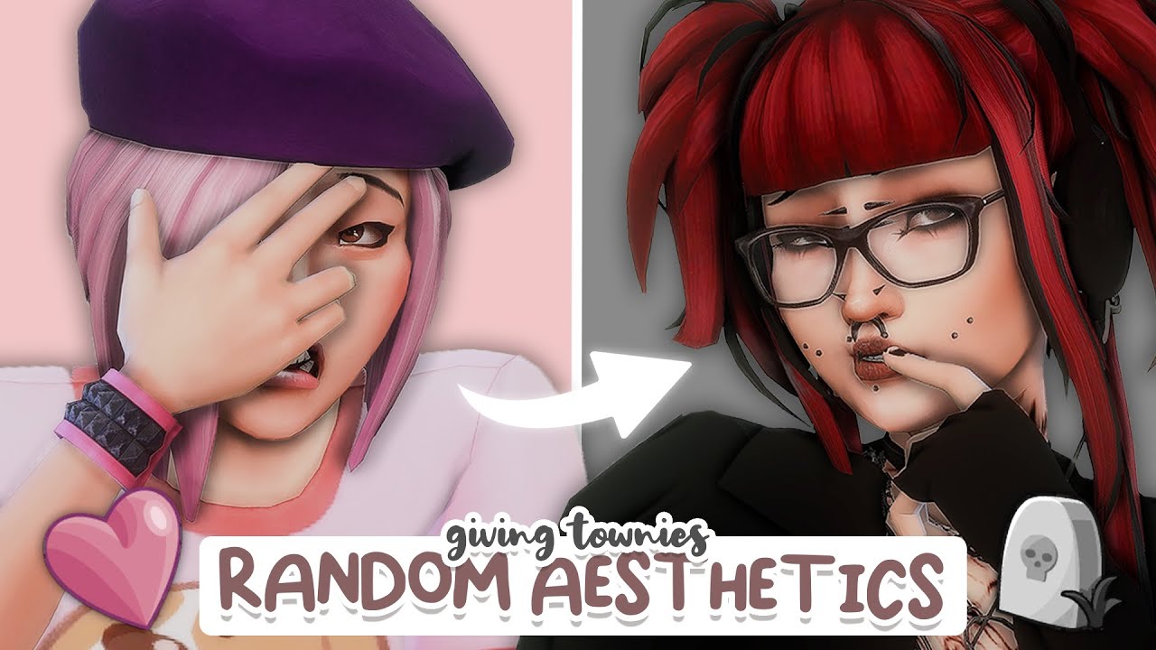 Стилизуйте образы горожан в СЛУЧАЙНОЙ ЭСТЕТИКЕ | Sims 4: Вызов создателя персонажа