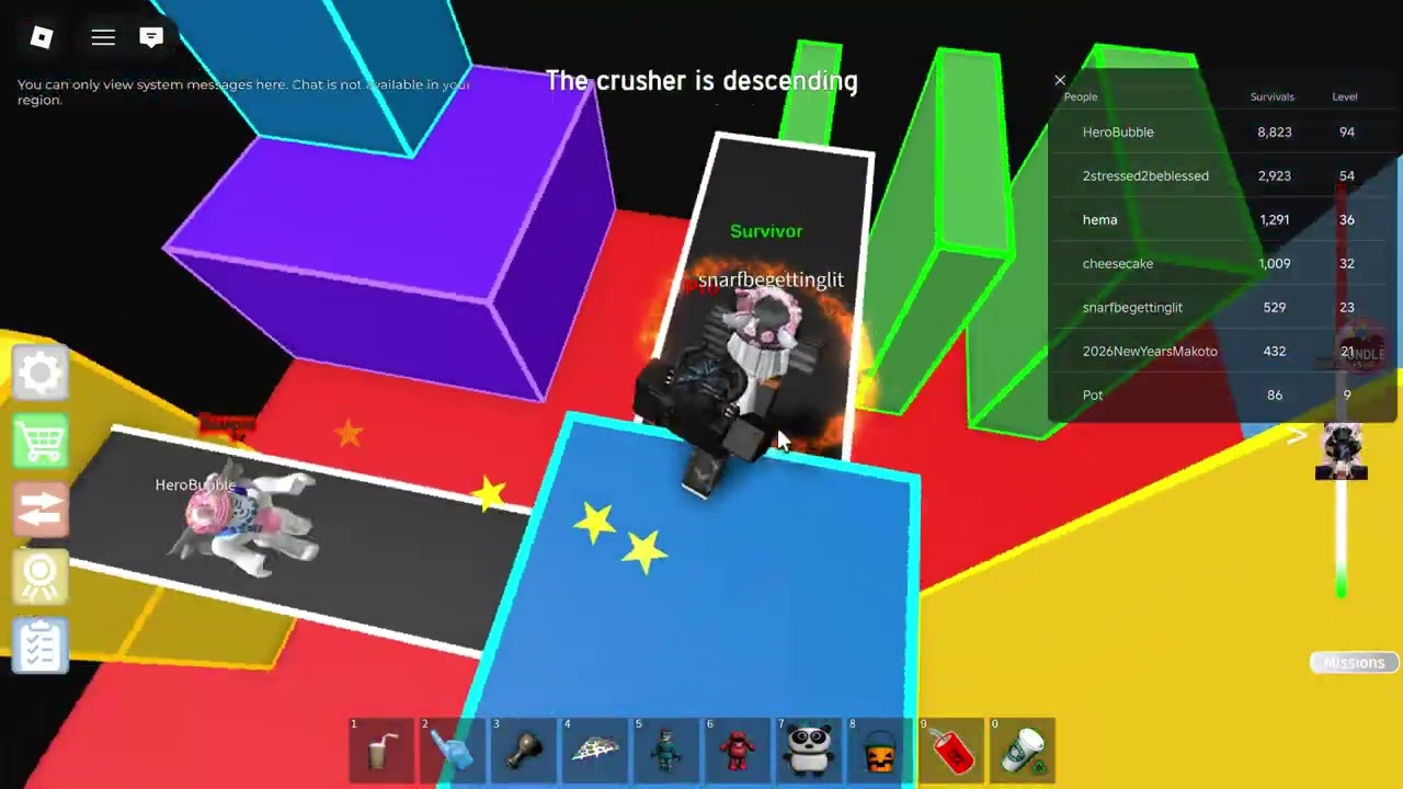 Roblox the crusher gamenight