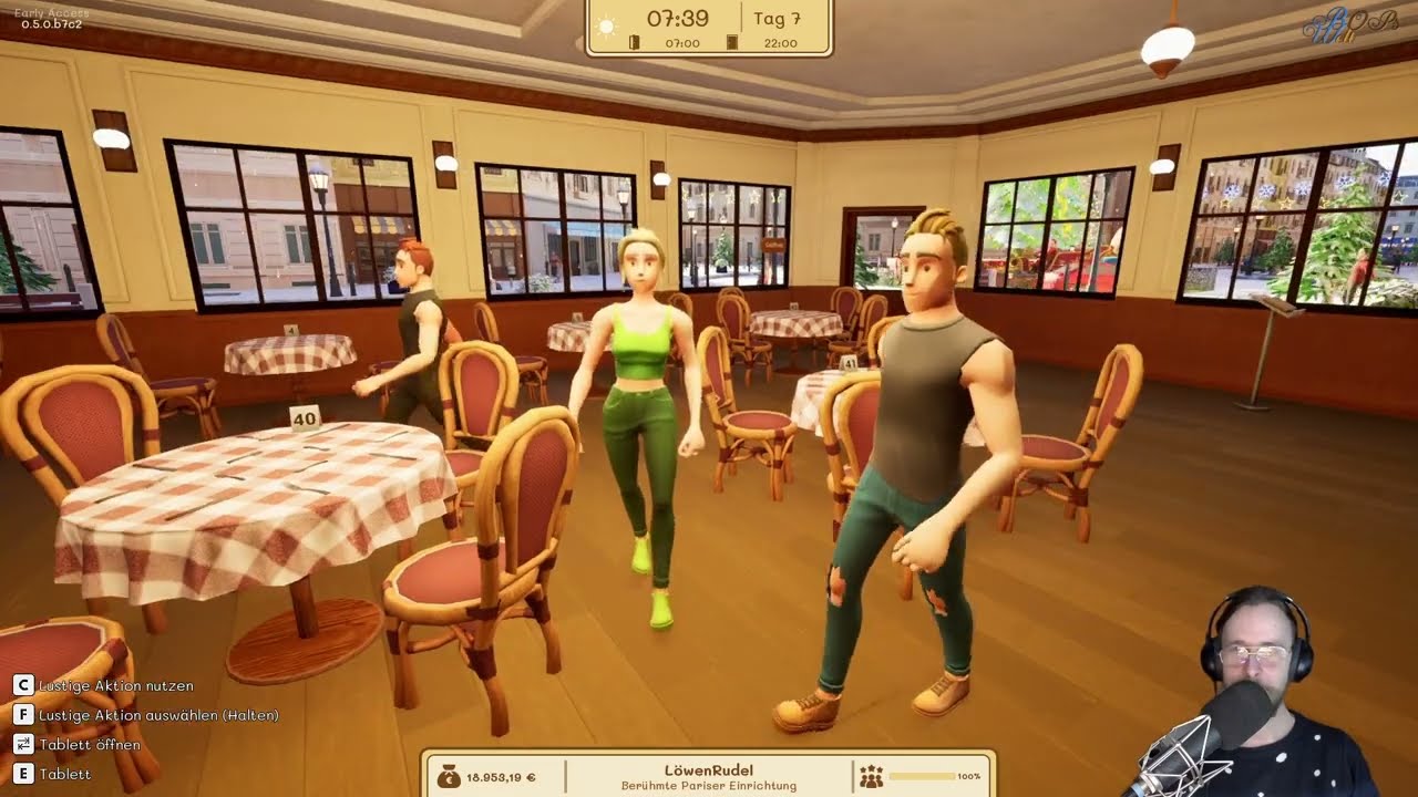 Parisian Brasserie Simulator 🦁 Stream 2 🥖 [4/5] Peinlich, ich kenne diesen Herren nicht [Tag 7]