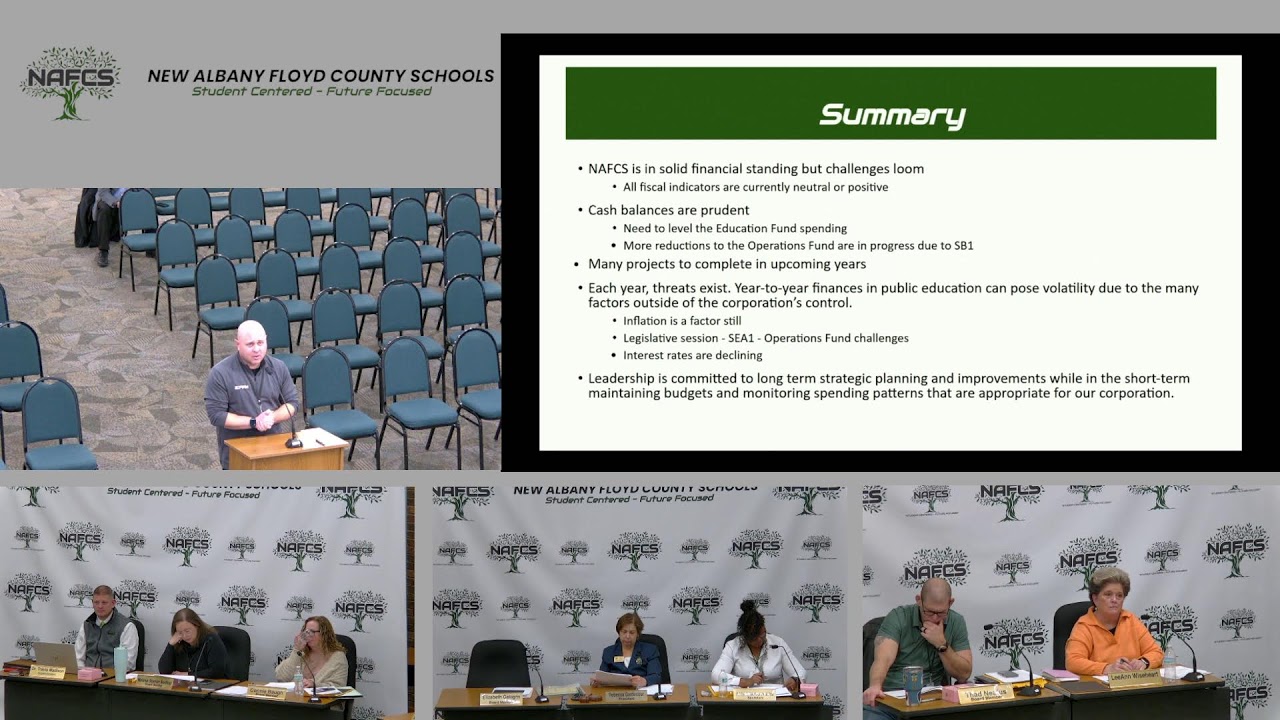 NAFCS School Board - 01/12/2026