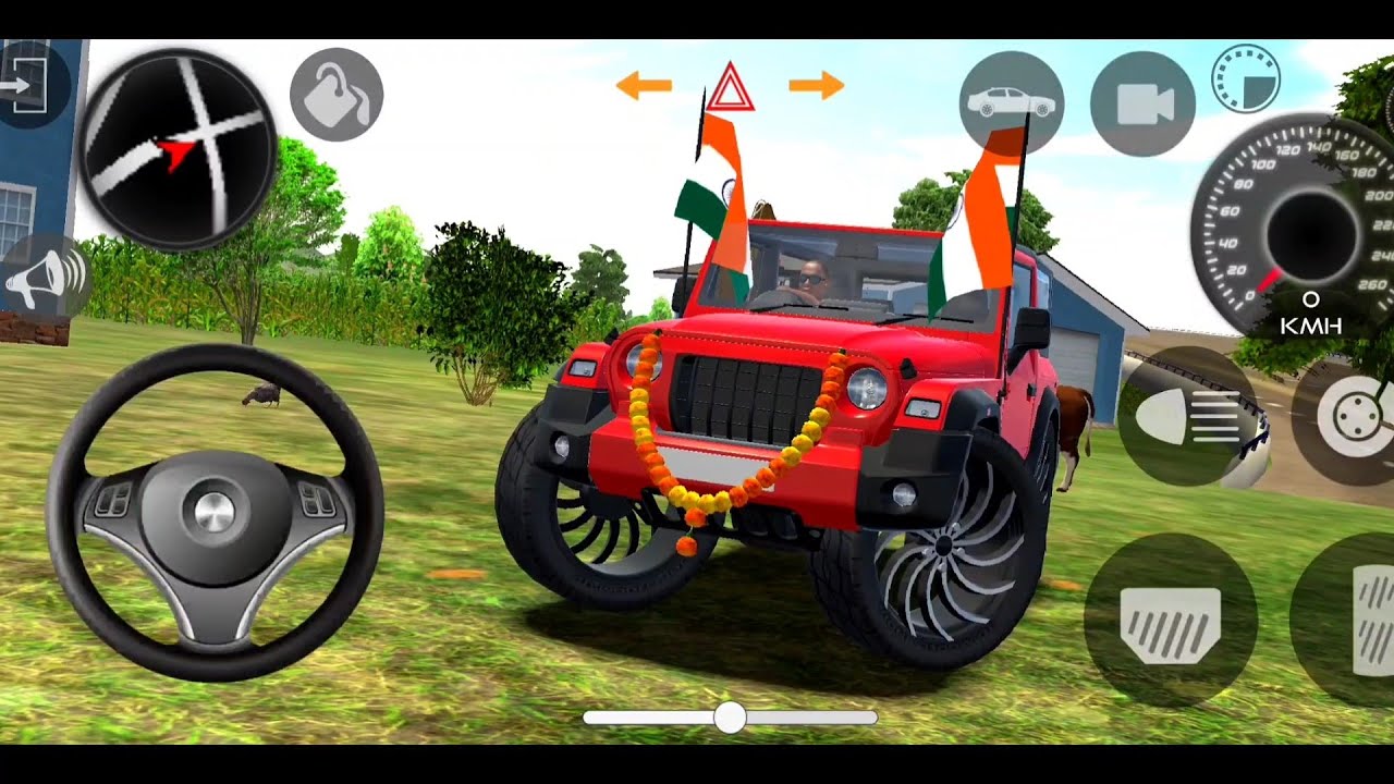 Modified Mahindra Thar😈Games:Indian Black Thar (Gadi Wala Games) Car Game Android Game - #2025