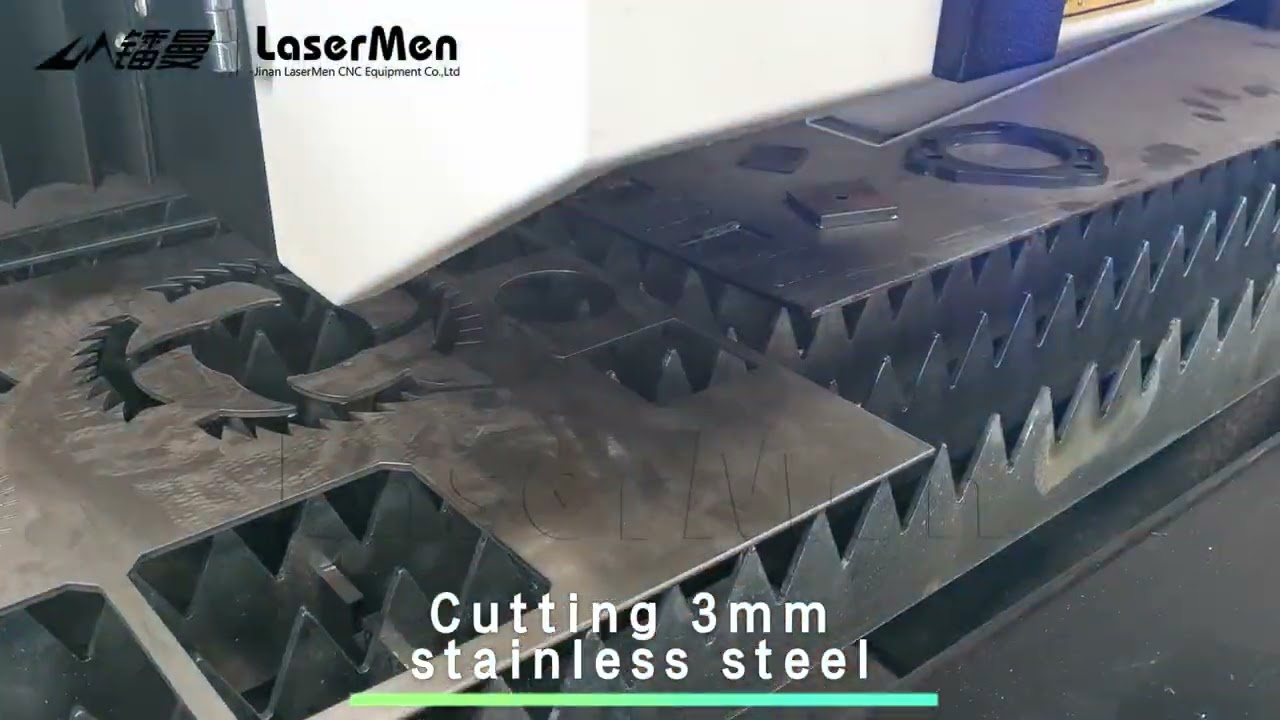 LM-1530CF Fiber + CO2 2-in-1 Laser Cutting Machine 3mm Stainless Steel Cutting