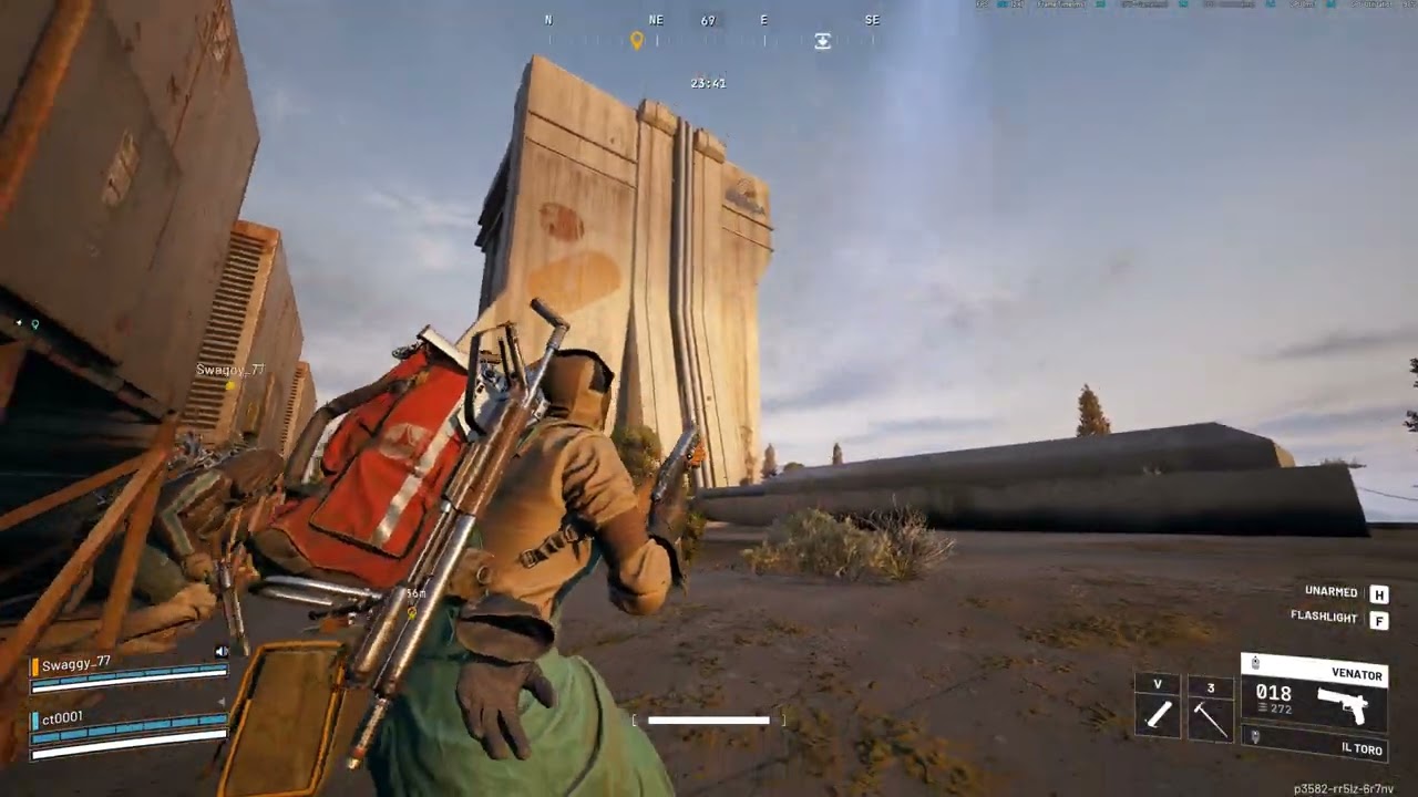 Arc Raiders Dam Battlegrounds Swaggy Res Admin making a bad push through the roof