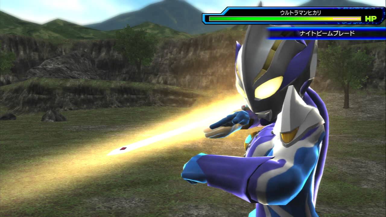 スーパーヒーロージェネレーション ハンターナイトツルギ&ウルトラマンヒカリ 戦闘アニメ集