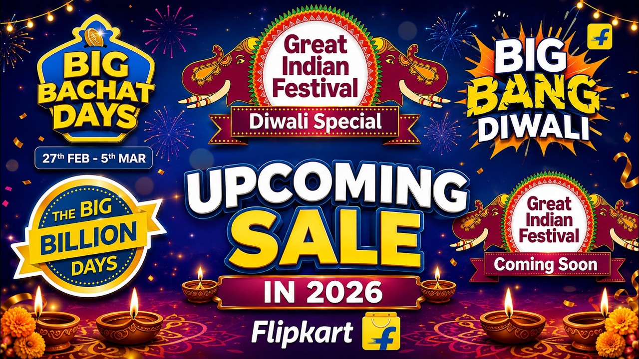 Flipkart Upcoming Sale 2026 | Big Billion Days Date, iPhone 17 Price in Big Billion Day