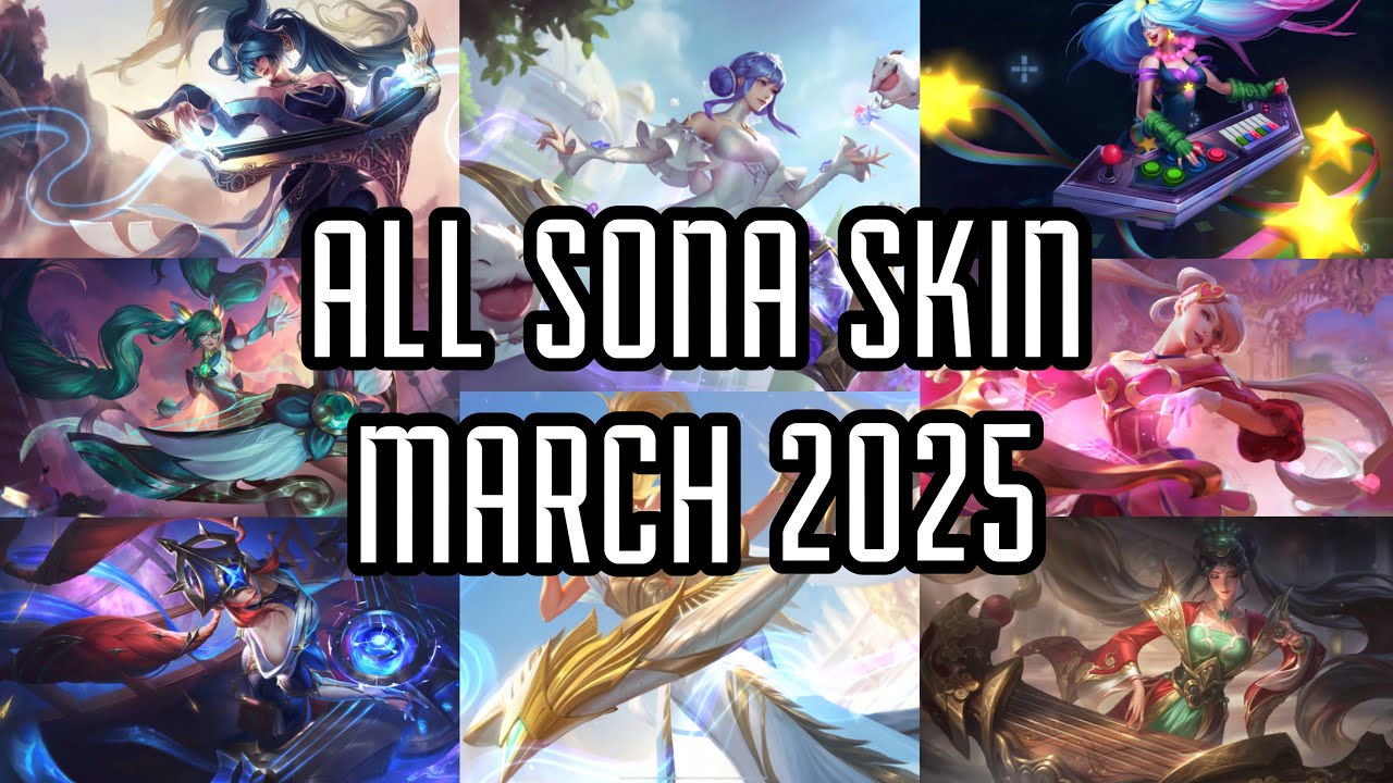 [Riot] League of Legends: Wild Rift All Sona's Skin As of March 2025
