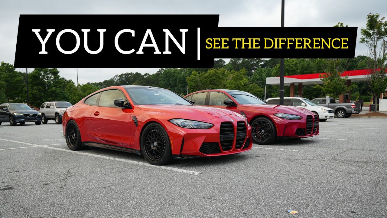Toronto Red G82 M4 Side By Side With Imola Red G80 M3