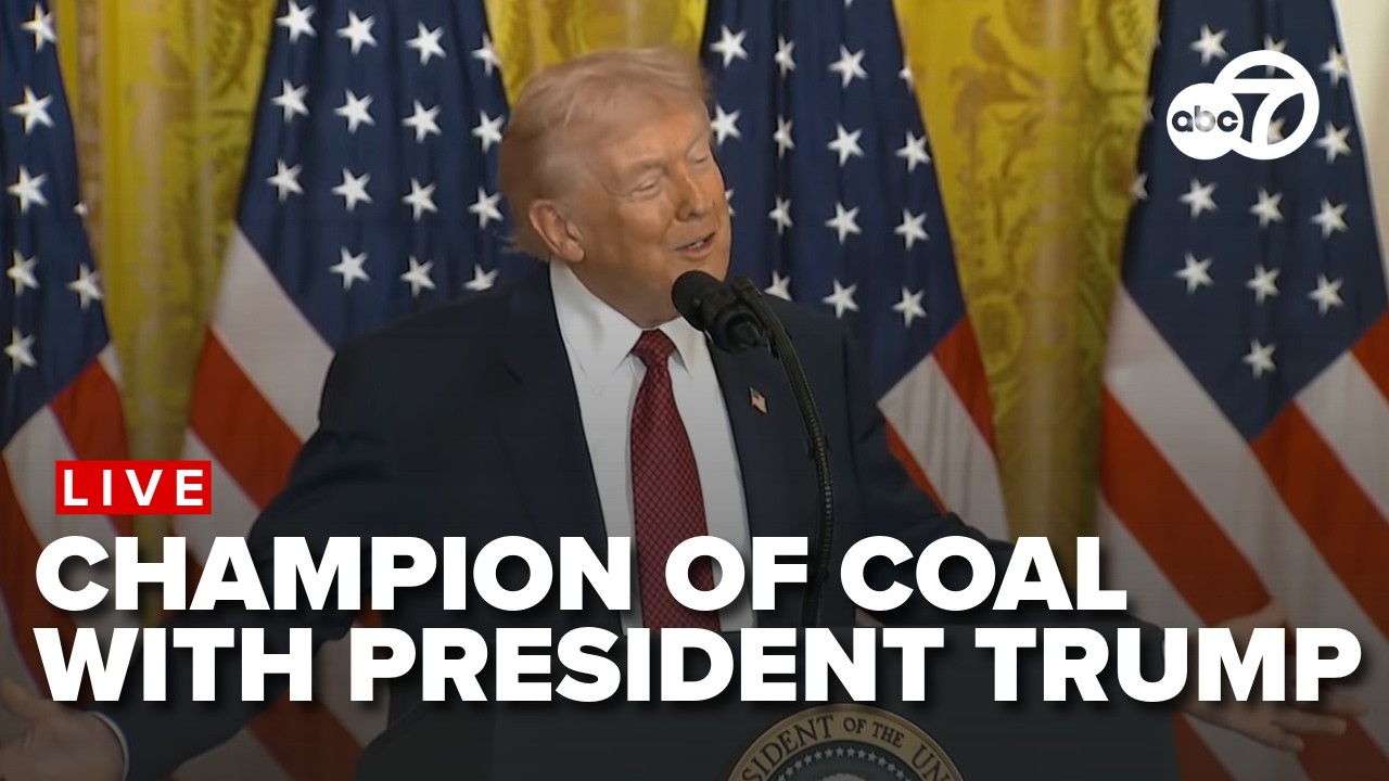 🔴LIVE: President Trump participates in Champion of Coal Event