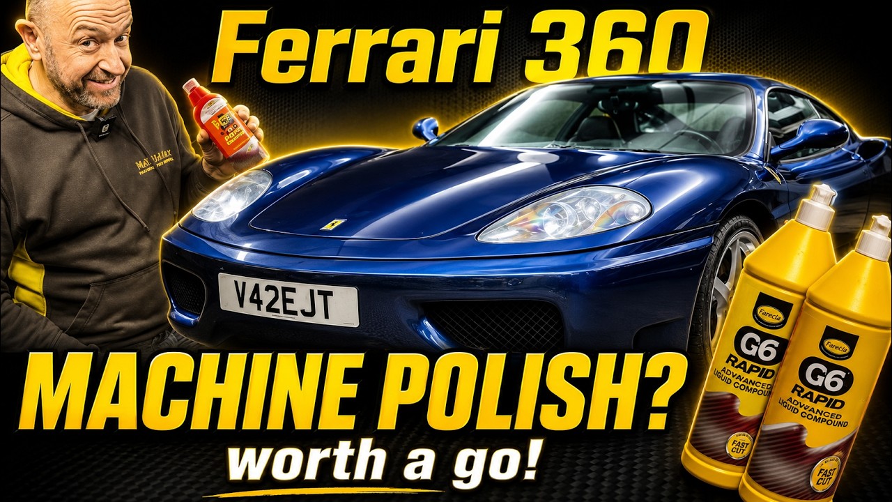 5k paint job or £100 Machine Polish Compound on my ROUGH Ferrari 360... TCUT?