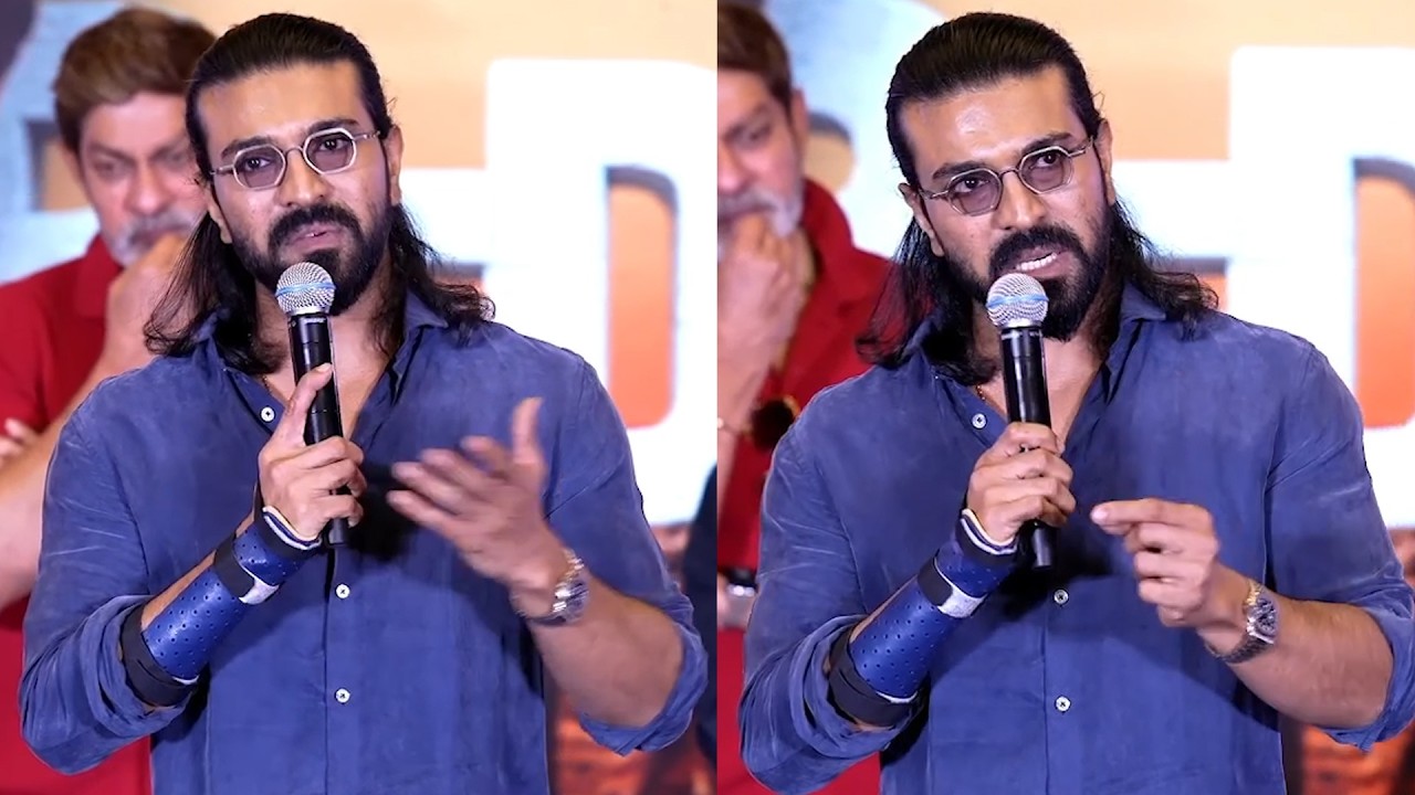 Mega Powerstar Ram Charan Emotional Speech @ #Peddi Movie Success Meet | Filmyhunk