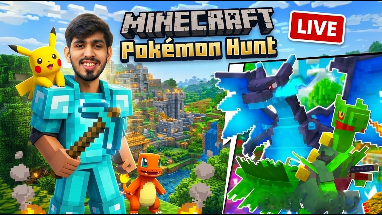 🔴Minecraft Pixelmon LIVE 2026 - Catching Mewtwo & Shiny Hunting