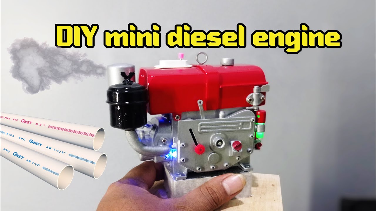 How to make a mini diesel engine
