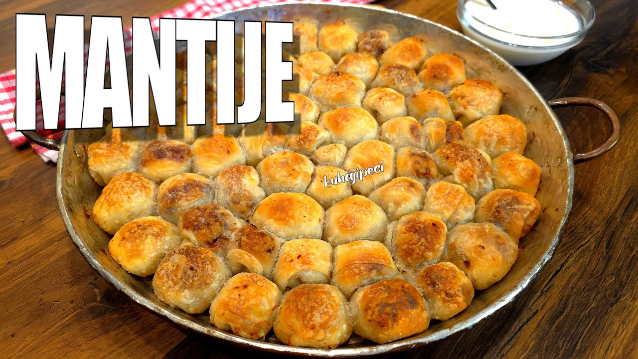 Mantije originalni recept detaljno objašnjen - pita sa mesom