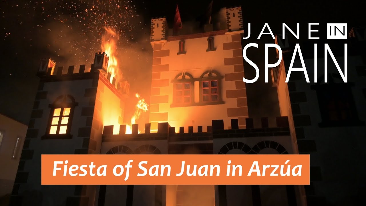 The San Juan Fiesta in Arzúa, a Small Town in Galicia