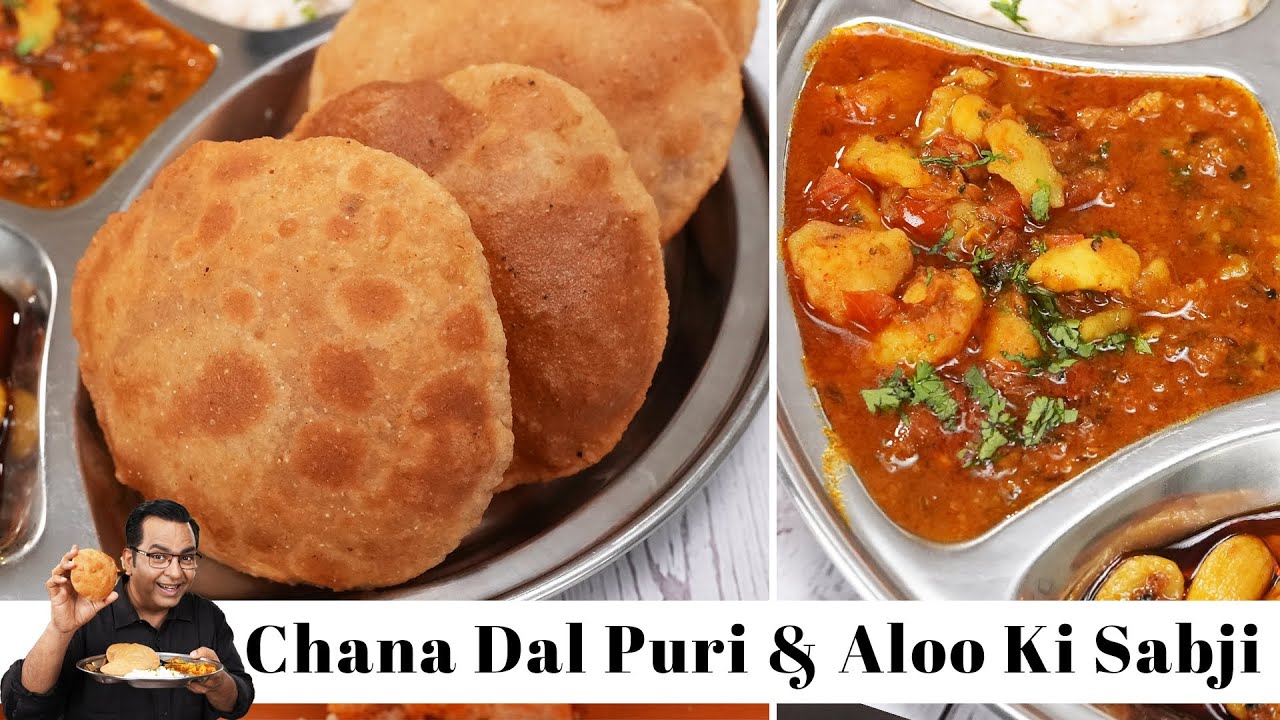 हलवाई स्टाइल दाल की पूरी और टेस्टी आलू की सब्जी | Halwai Style Chana Dal ki Poori | Aloo Ki Sabji