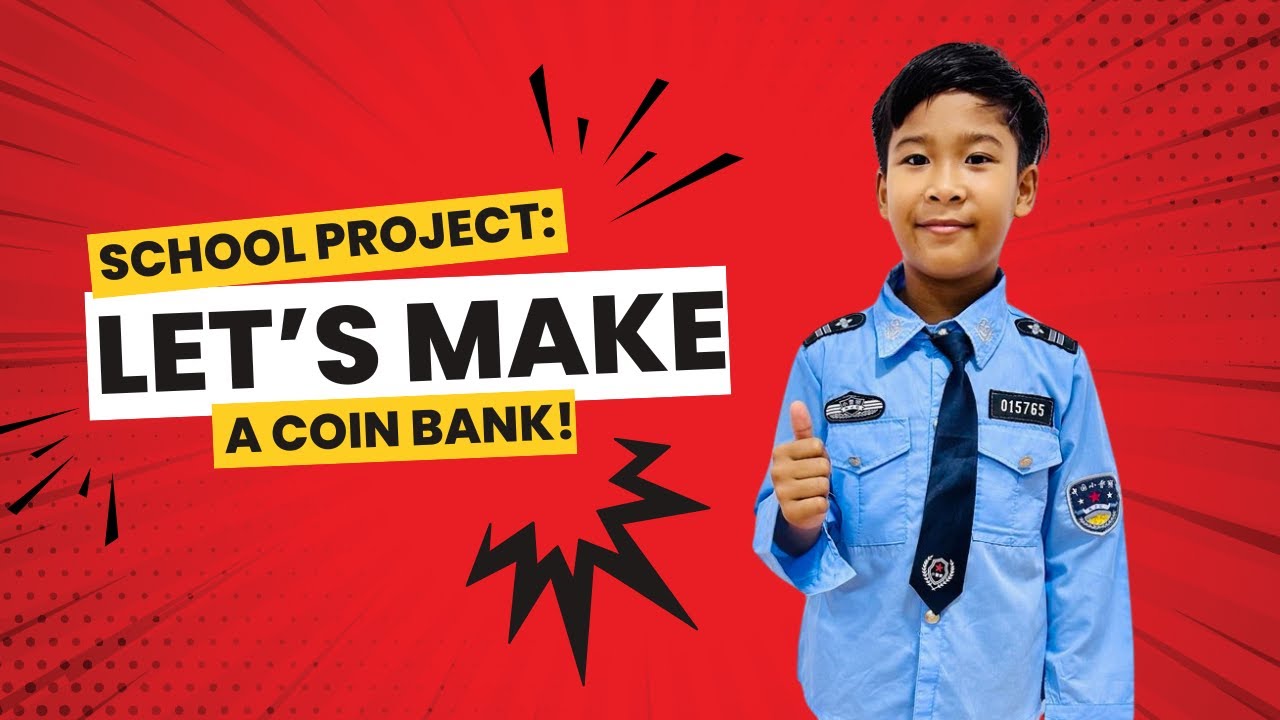 How I Built a Coin Bank from Cardboard &ndash; Easy DIY!