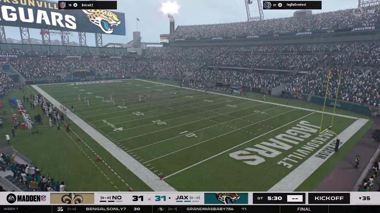 M26 Saints S3 W1 @ Jaguars