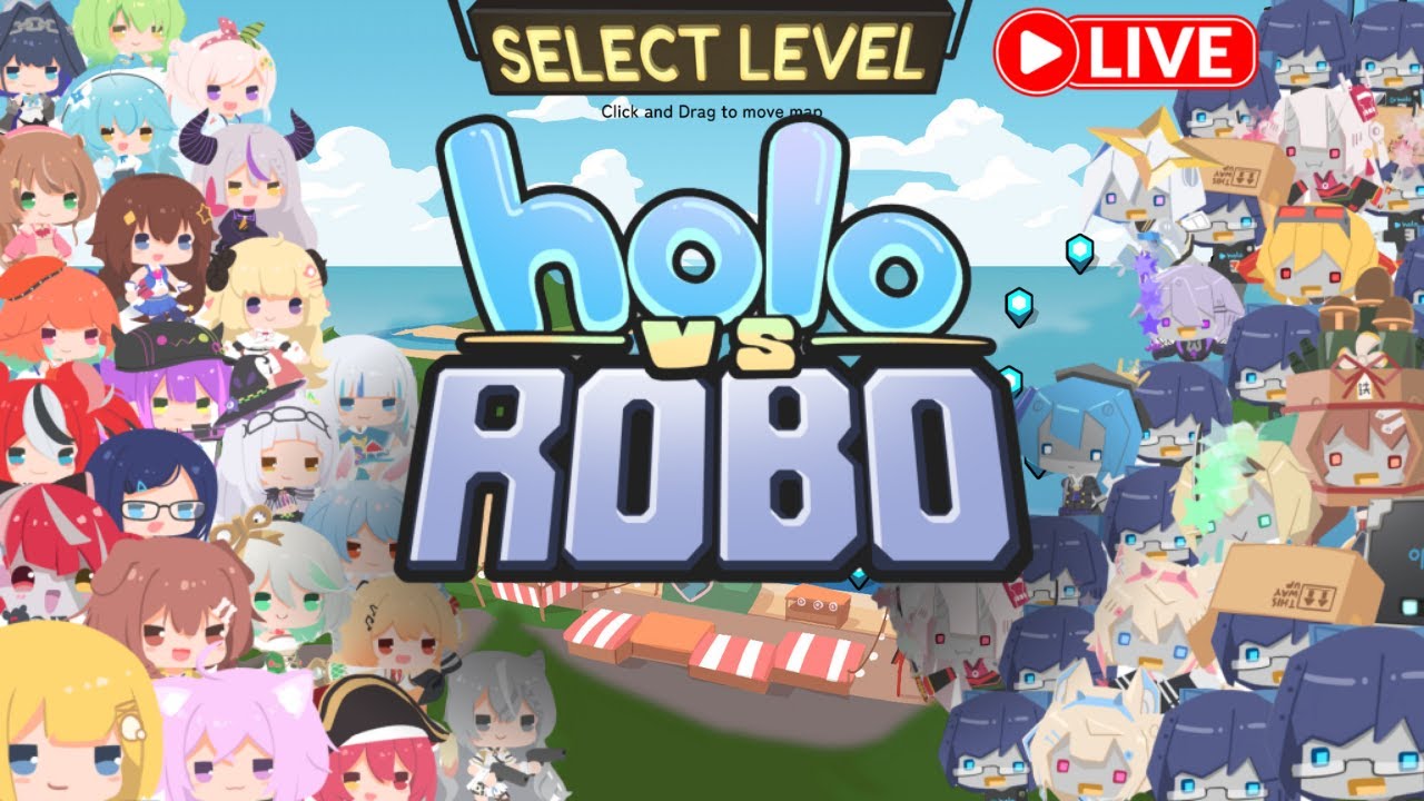 Lanjut Chapter 3 ! Beach Stage!!!   [holo vs Robo]