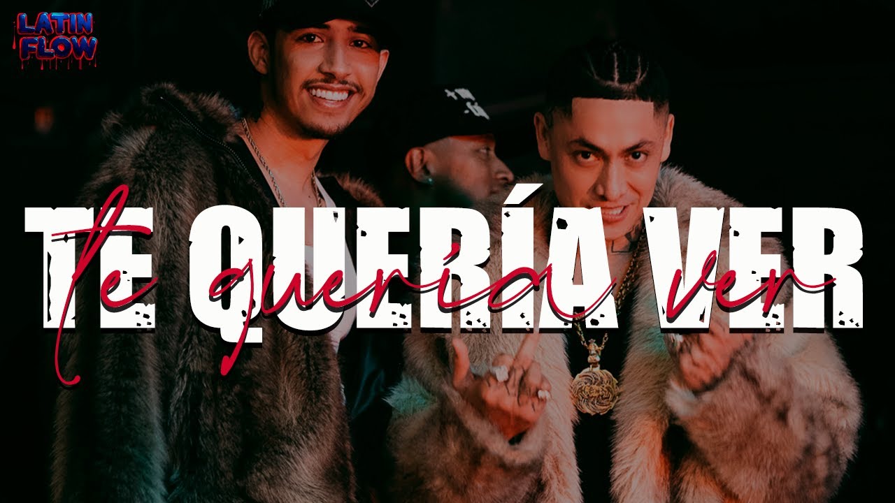 Alem&aacute;n, Neton Vega - Te Quer&iacute;a Ver (Letra)