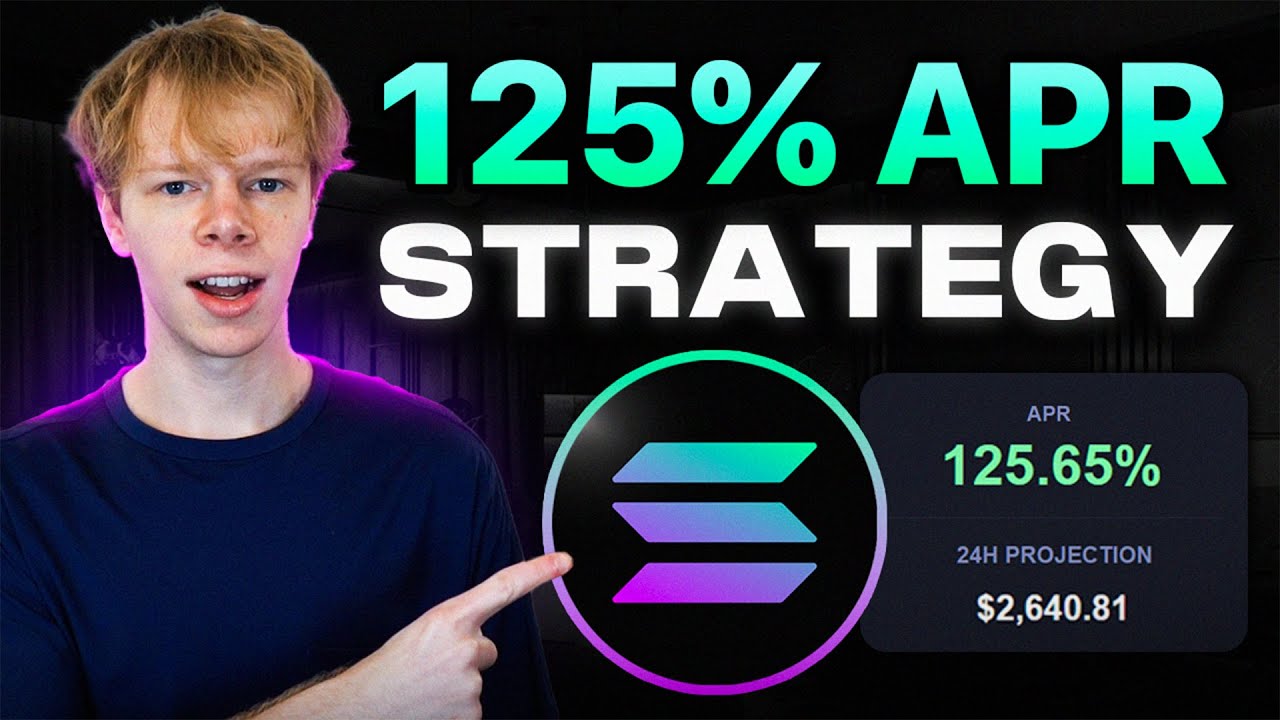My 125% APY Solana SOL Strategy (Crypto Passive Income)