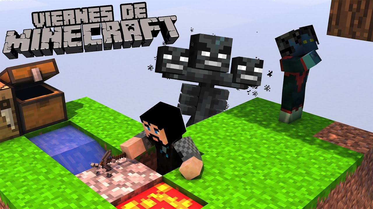 El PEOR Speedrun de Skyblock 🔥 #ViernesDeMinecraft @JugandoConNatalia y @Viciosin