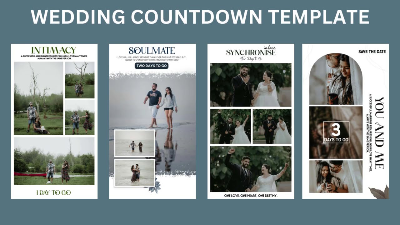 wedding countdown Template | wedding countdown instagram story #daystogo