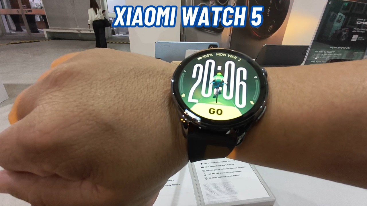 Xiaomi Watch 5 - hands on test (Philippines SRP PHP 18,999)