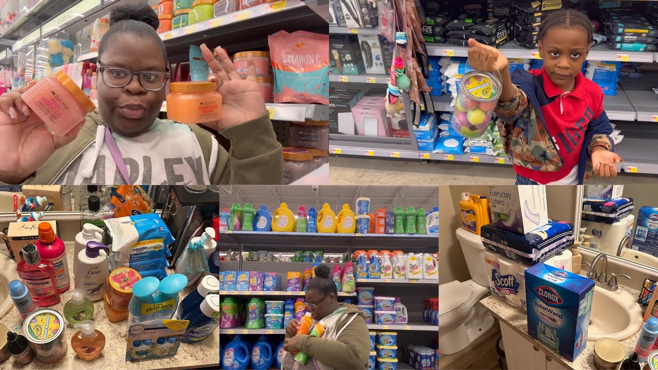 COME PERSONAL HYGIENE AND HOME ESSENTIAL SHOPPING WITH US AT WALMART. ELI THINKS HE’S GROWN NOW…