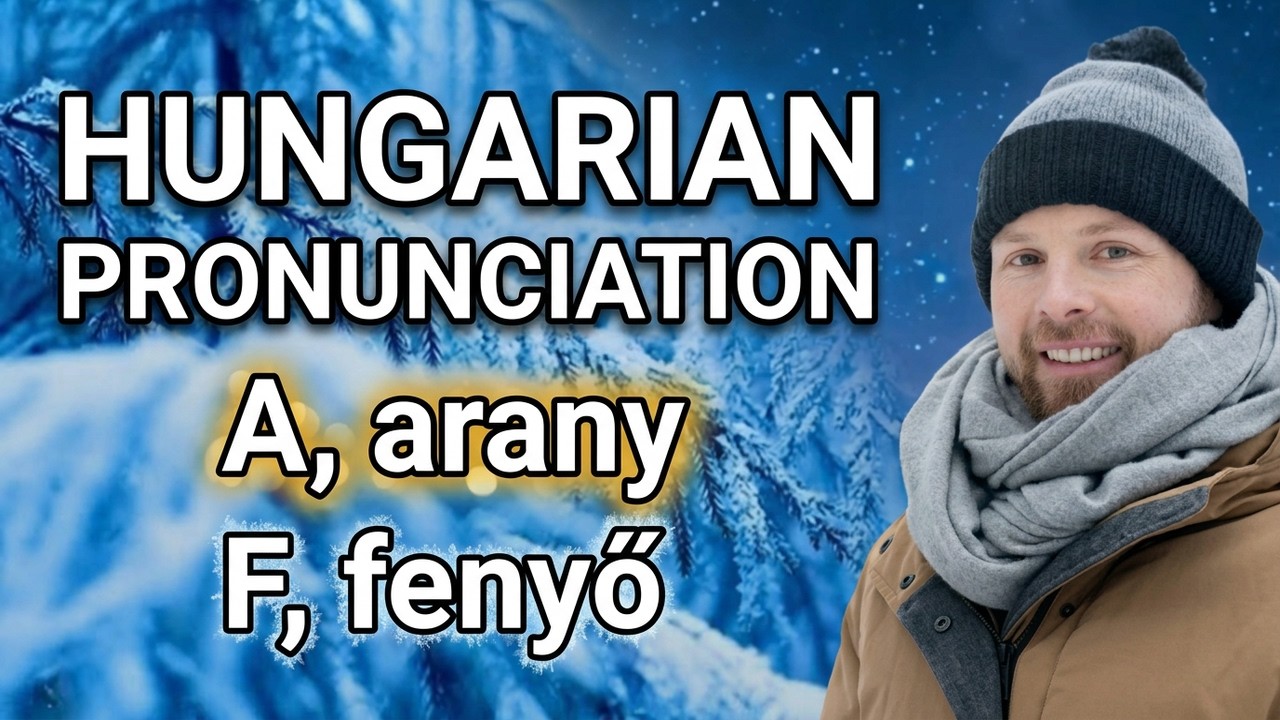 Hungarian Alphabet Sounds for Winter | Letters & Pronunciation (Winter vocabulary)
