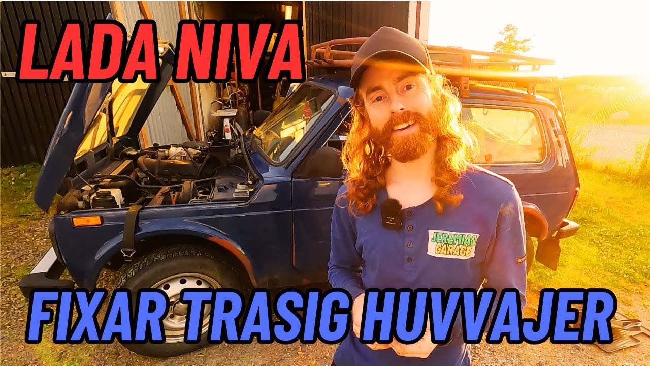 fixar huvvajer / huvlåsvajer på två olika sätt - Lada Niva (princip som funkar på många bilar)