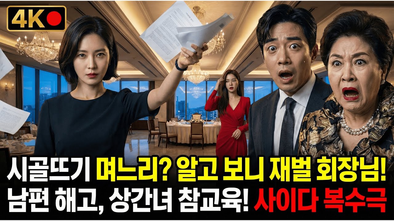 불륜녀를 상석에 앉힌 시어머니, 알고 보니 며느리가 회사 회장님? 역대급 사이다 참교육