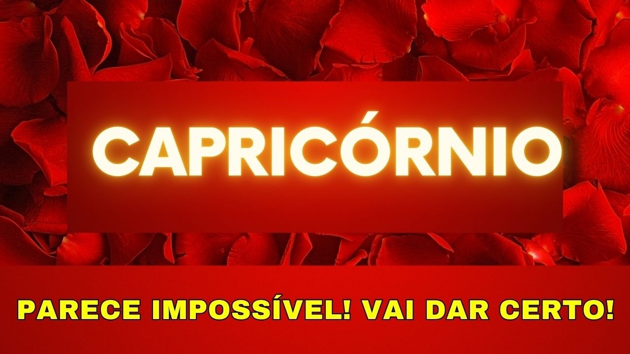 💎CAPRICÓRNIO♑PROX 7 DIAS‼️ PARECE IMPOSSÍVEL, MAS VAI DAR CERTO! MUDANÇA INESPERADA. CONFIA...