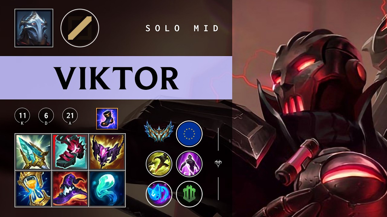 Viktor Mid vs Naafiri - EUW Challenger Patch 26.04