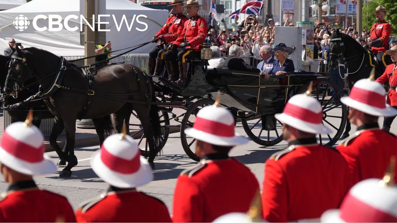 King Charles and Queen Camilla parade to Parliament