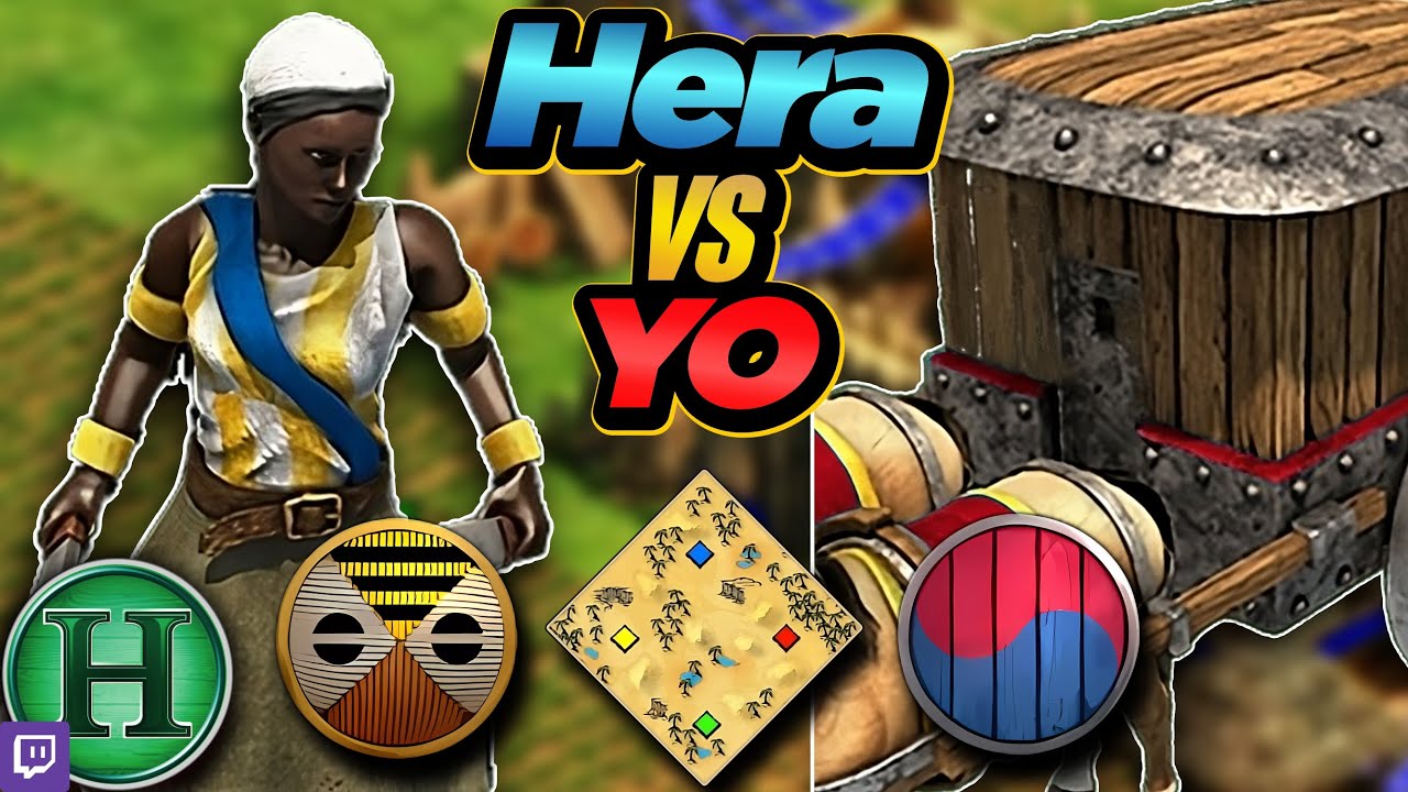 Malians vs Koreans | 1v1 Arabia | vs Yo | AoE2