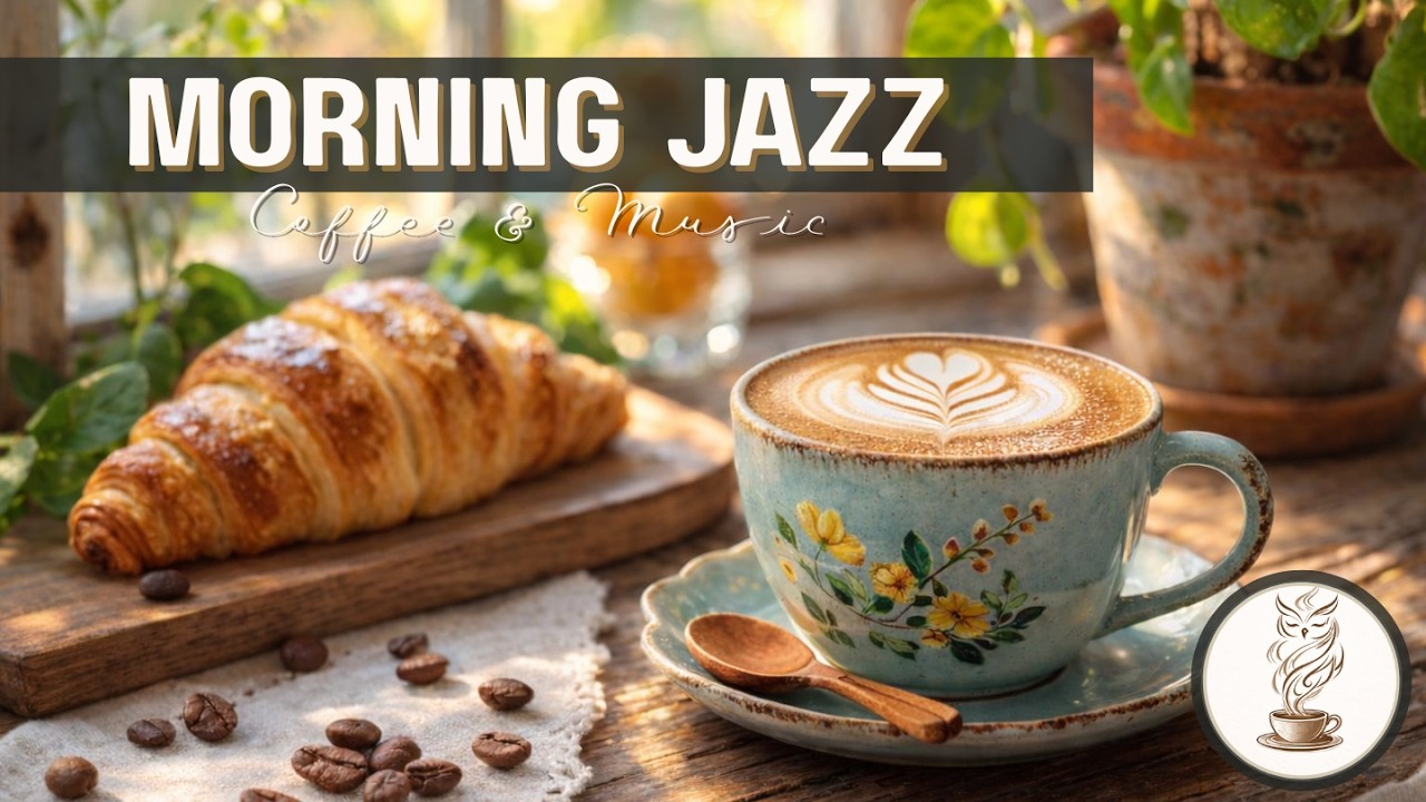Happy Morning Jazz Café ☀️ Relaxing Piano Music for a Positive Day