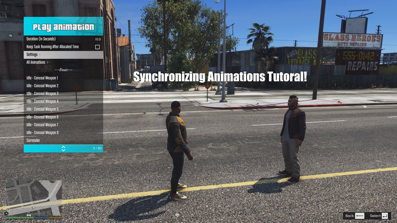 GTA 5 Synchronizing Animations in Menyoo Tutorial