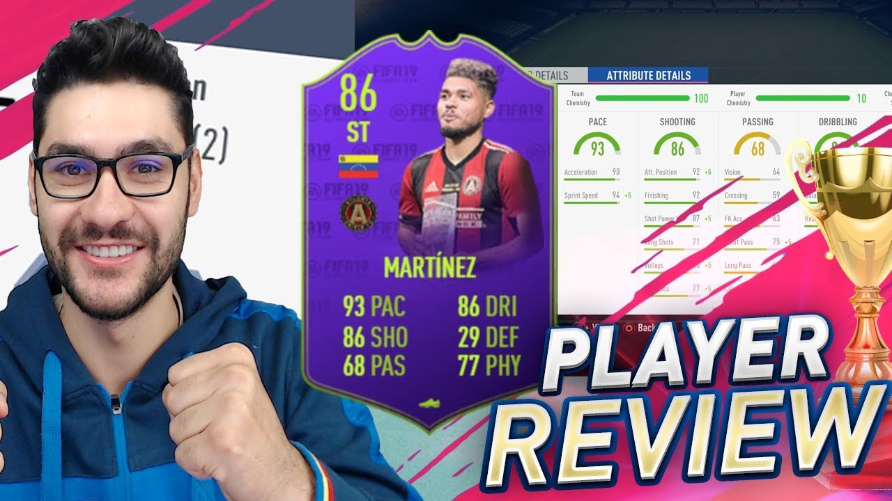 WHY MLS MVP 86 MARTINEZ IS A MUST HAVE CARD in FIFA 19 - PLAYER REVIEW