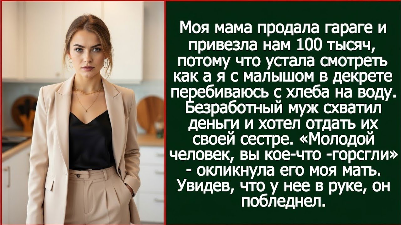 Безработный муж схватил деньги, которые нам привезла моя мать и хотел отдать их своей сестре.