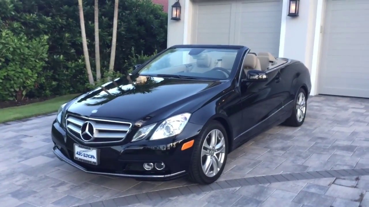 2011 Mercedes Benz E350 Convertible Review and Test Drive by Bill - Auto Europa Naples
