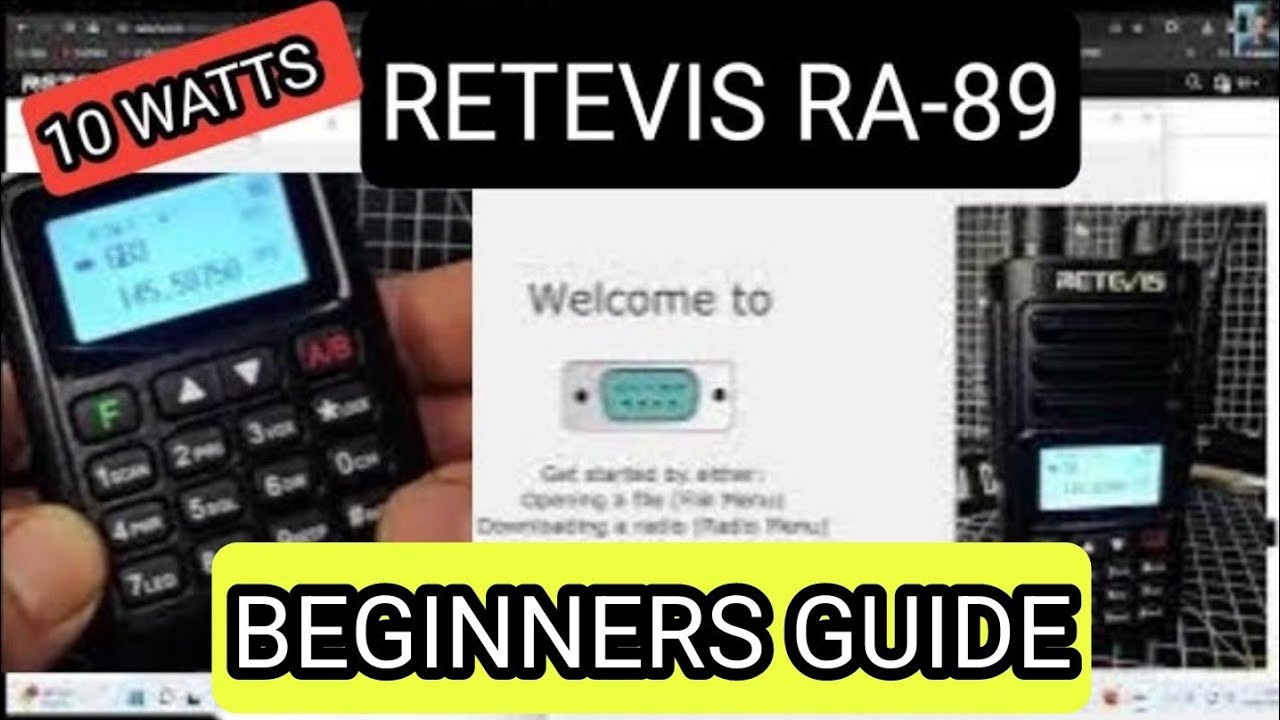 RETEVIS RA-89 , 10 Watts -  BEGINNERS GUIDE