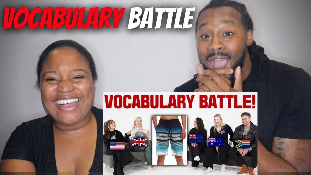 ENGLISH Vocabulary Differences US vs UK vs Australia vs New Zealand vs South Africa [REACTION]