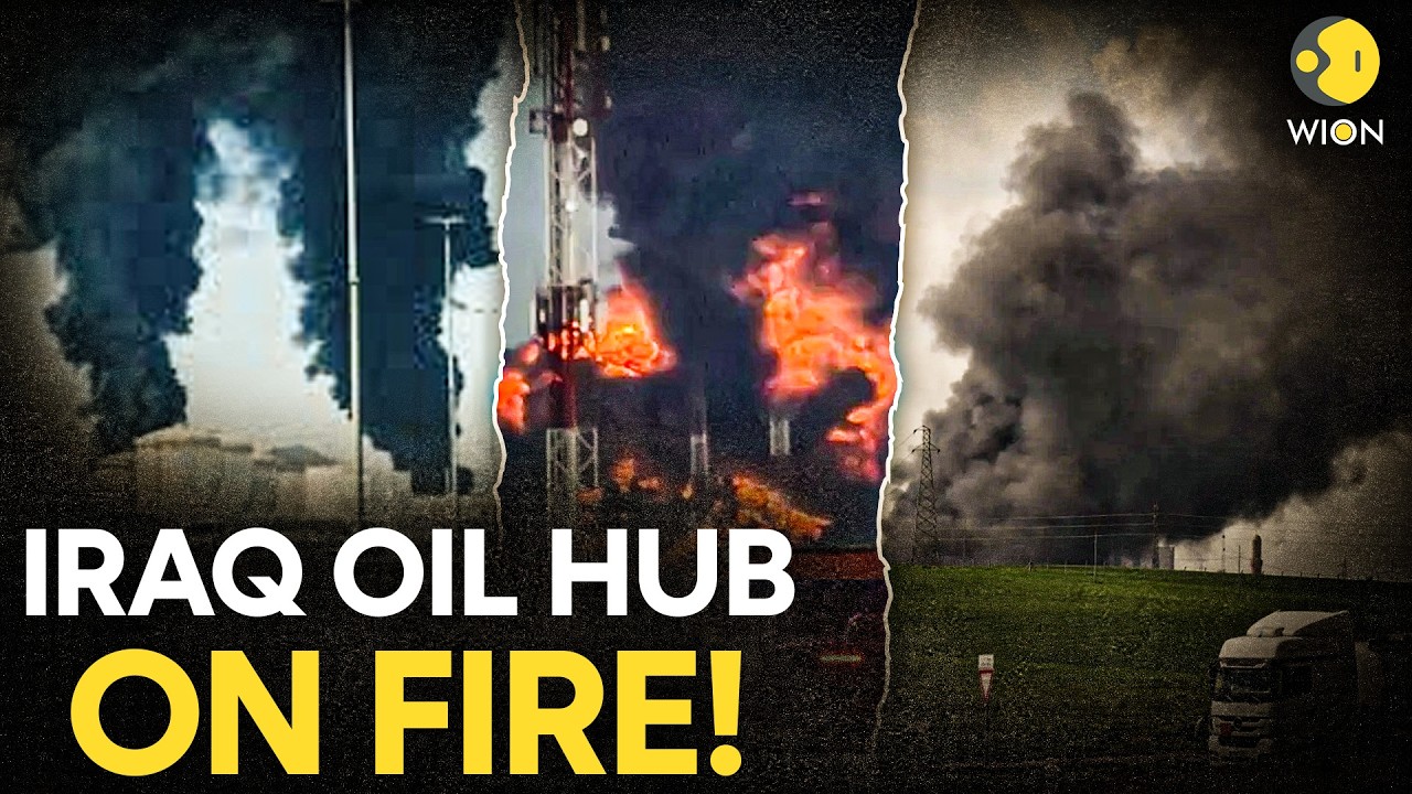 US-Iran War: Drone Strike Hits Iraq's Basra Oil Hub, Fire Rips Through Key Facility | WION Originals