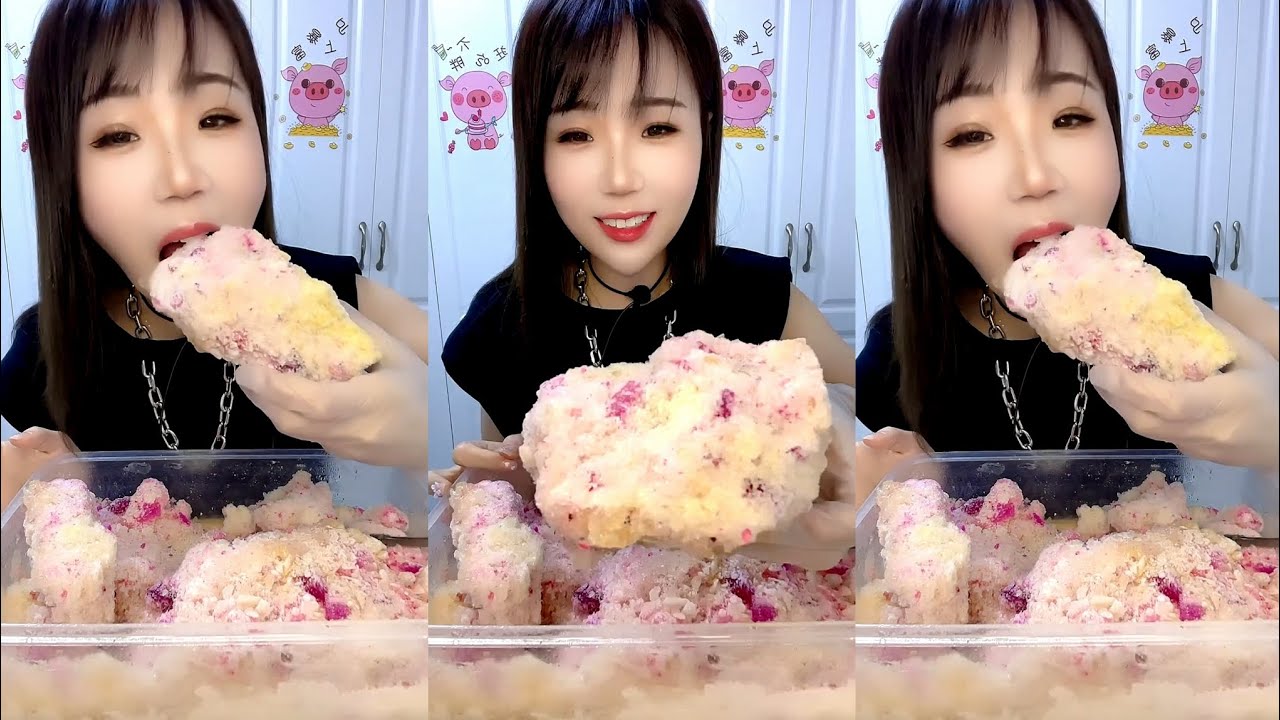 ASMR SHAVED ICE EATING / ICE EATING. YY