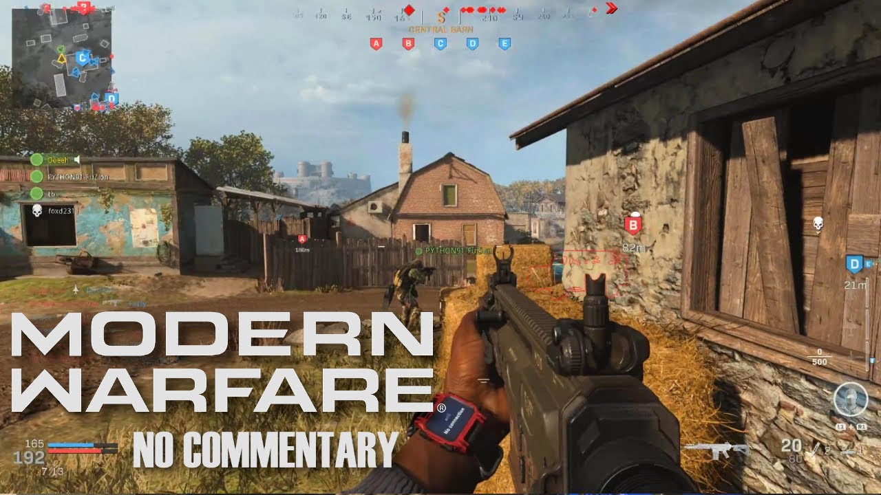 Call of Duty: Modern Warfare - Gameplay (No Commentary) Krovnik Farmland Ground War